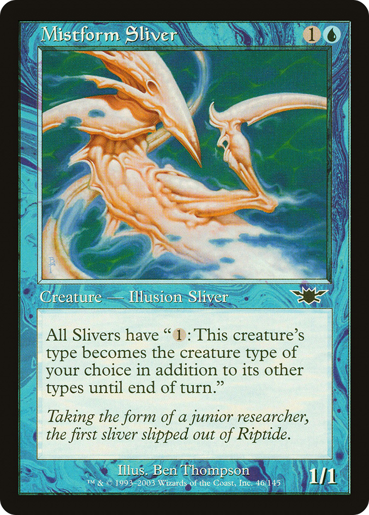 Image of Mistform Sliver (LGN-046) - Legions Foil