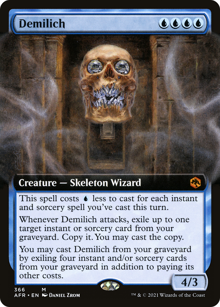Image of Demilich (Extended Art) (AFR-366) - Adventures in the Forgotten Realms: (Extended Art)