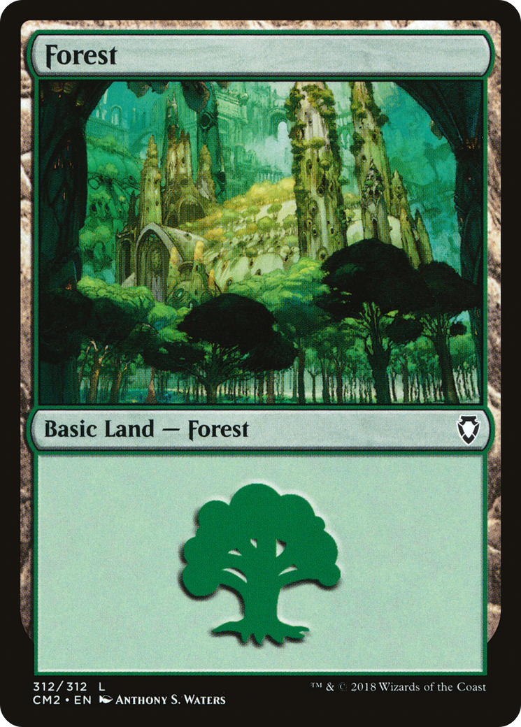 Image of Forest (312) (CM2-312) - Commander Anthology Volume II