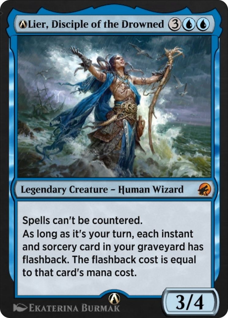 Image of A-Lier, Disciple of the Drowned (MID-A-59) - Innistrad: Midnight Hunt