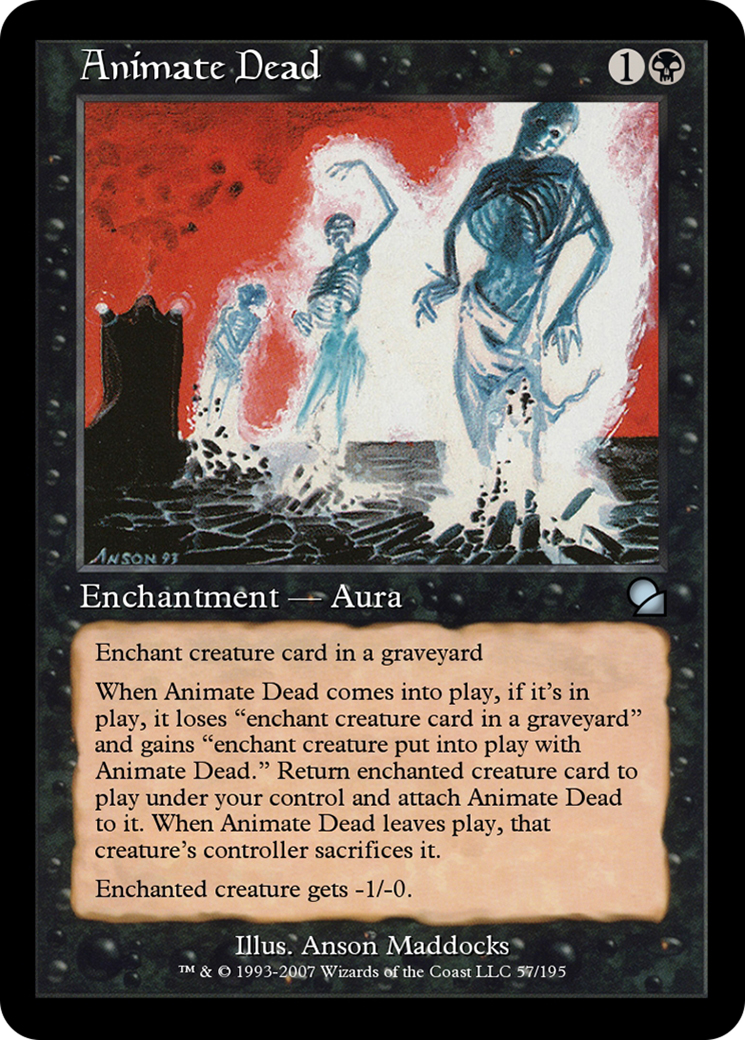 Image of Animate Dead (ME1-057) - Masters Edition Foil