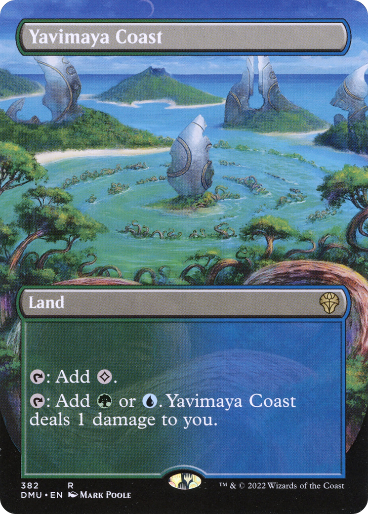 Image of Yavimaya Coast (Borderless) (DMU-382) - Dominaria United (Borderless)
