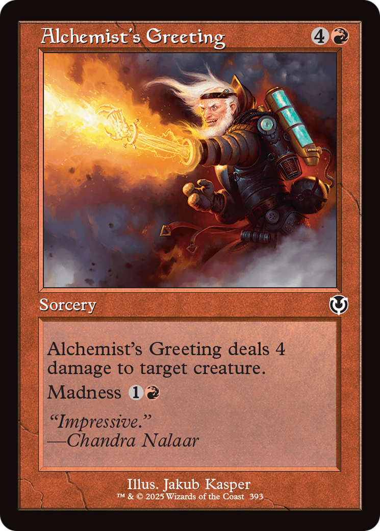Image of Alchemist's Greeting (Retro Frame) (INR-393) - Innistrad Remastered