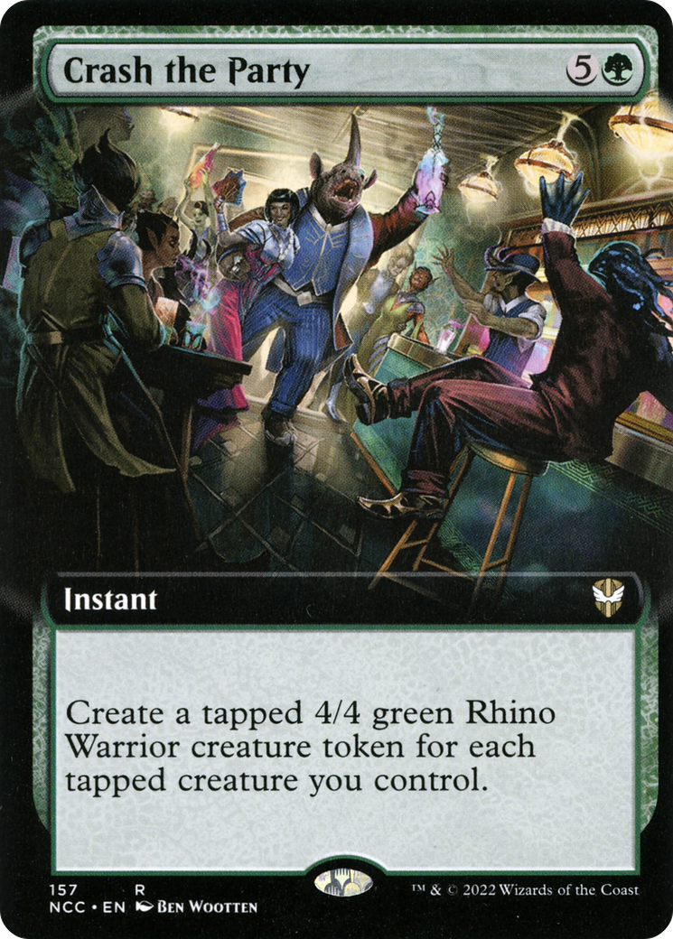 Image of Crash the Party (Extended Art) (NCC-157) - New Capenna Commander: (Extended Art)