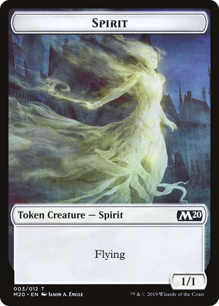 Image of Spirit Token (M20-003) - Core Set 2020 Tokens