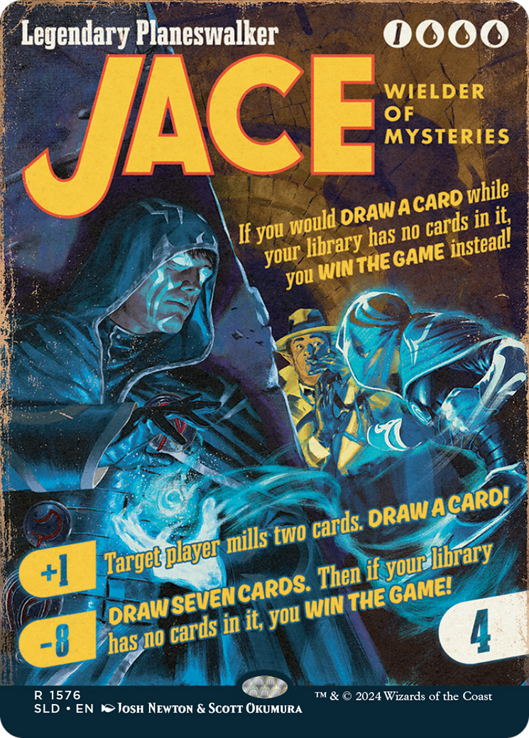 Image of Jace, Wielder of Mysteries (SLD-1576) - Secret Lair Drop (Borderless)