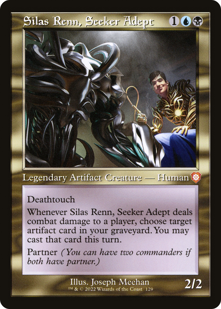 Image of Silas Renn, Seeker Adept (Retro Frame) (BRC-129) - The Brothers' War Commander