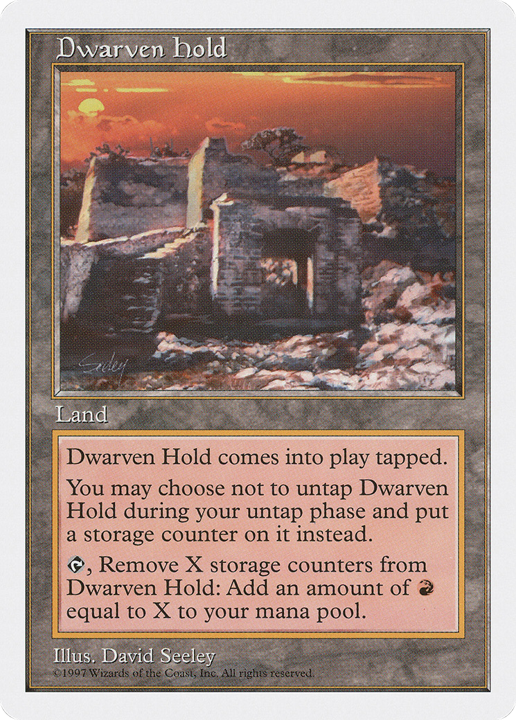 Image of Dwarven Hold (5ED-) - Fifth Edition