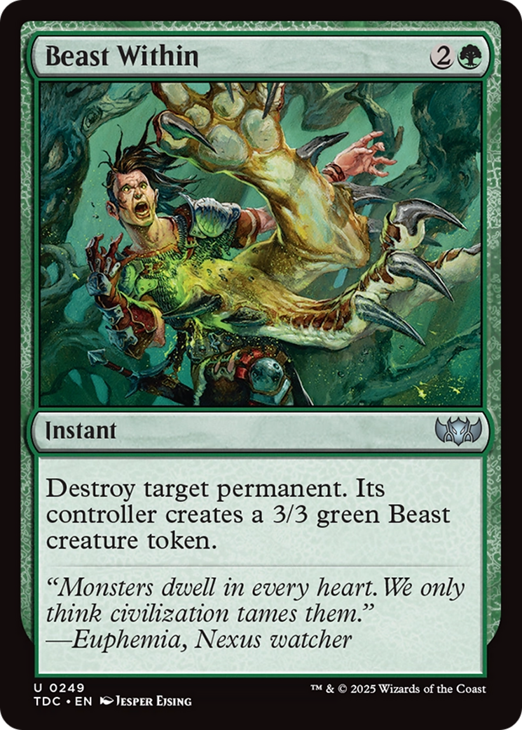 Image of Beast Within (TDC-249) - Commander: Tarkir: Dragonstorm