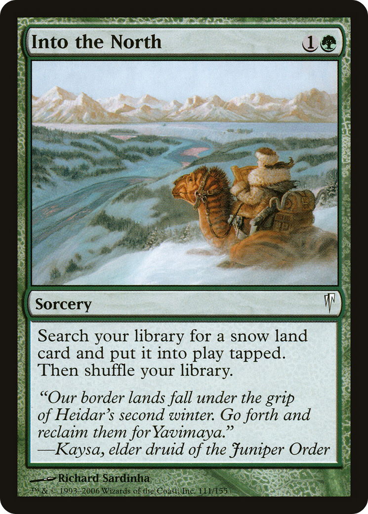 Image of Into the North (CSP-111) - Coldsnap Foil