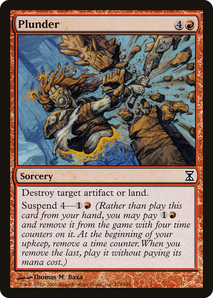 Image of Plunder (TSP-174) - Time Spiral Foil