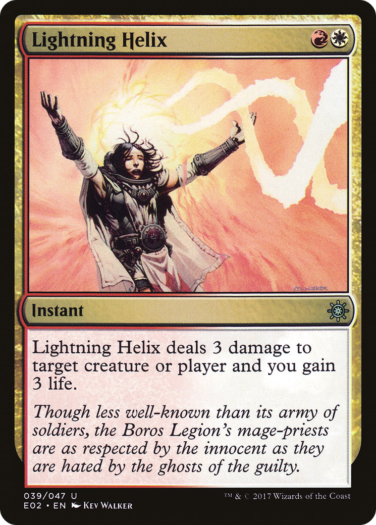Image of Lightning Helix (E02-039) - Explorers of Ixalan
