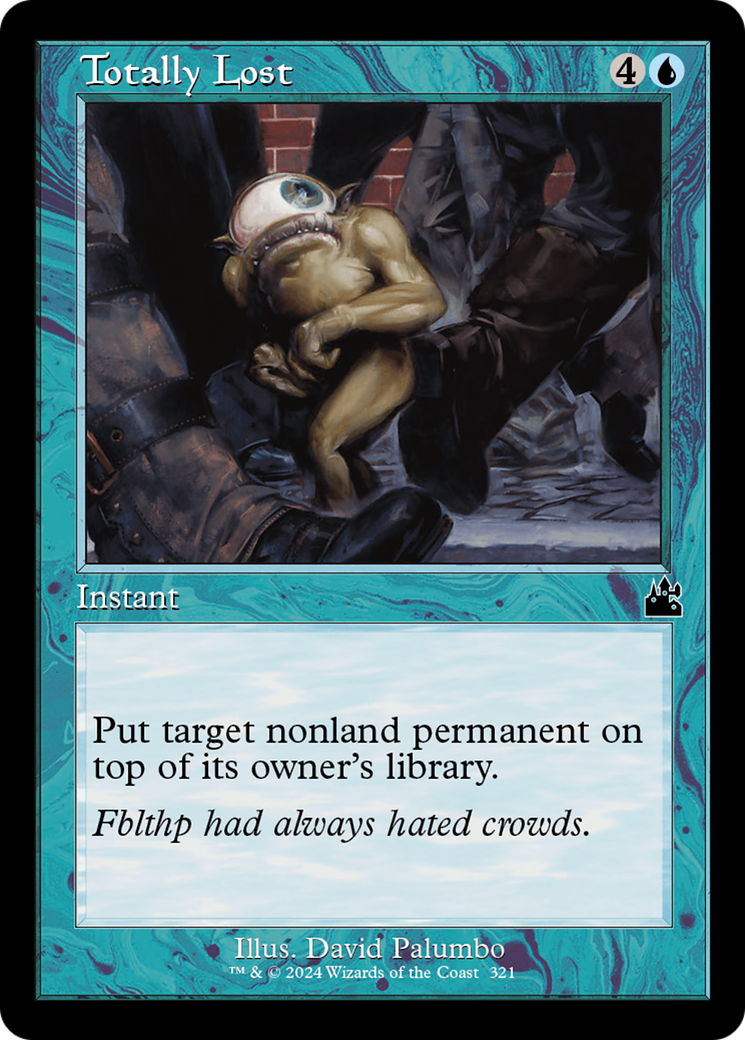 Image of Totally Lost (Retro Frame) (RVR-321) - Ravnica Remastered Foil