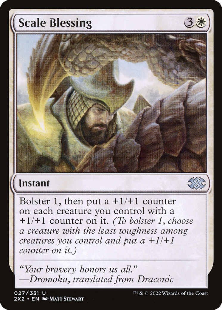 Image of Scale Blessing (2X2-027) - Double Masters 2022