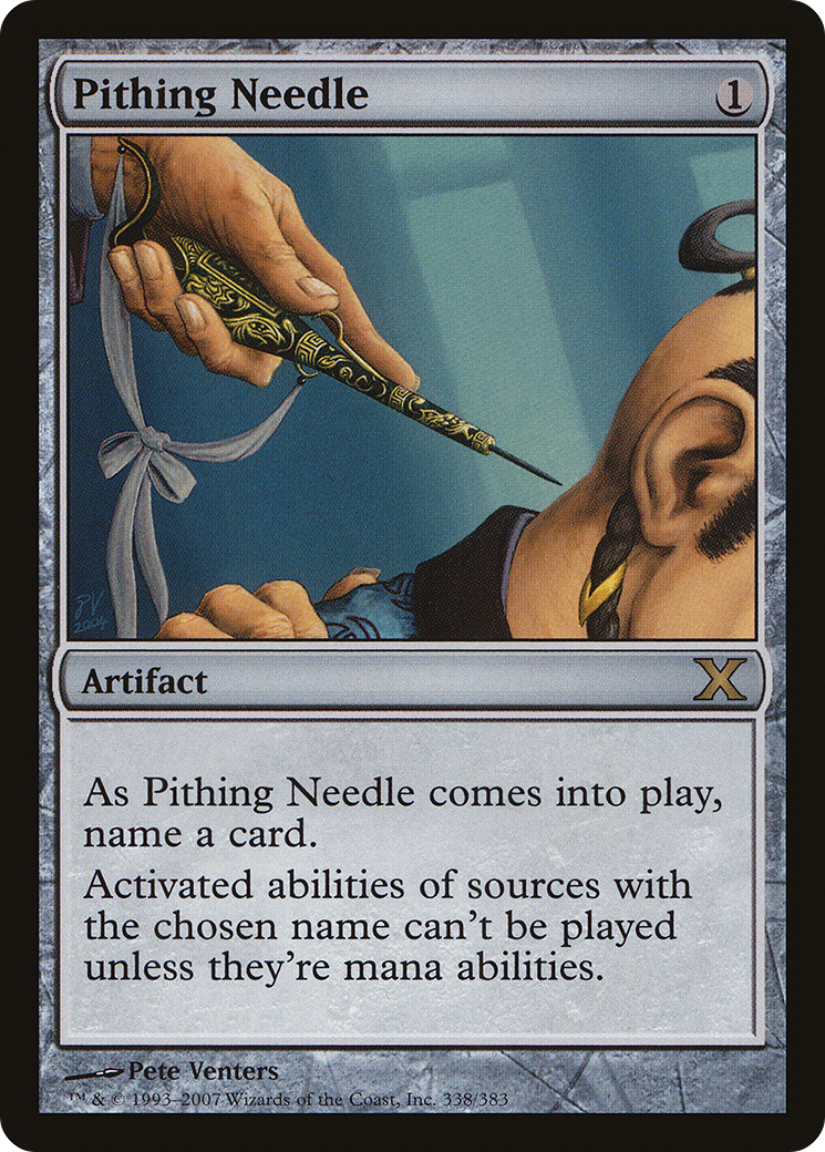 Image of Pithing Needle (10E-338) - Tenth Edition Foil