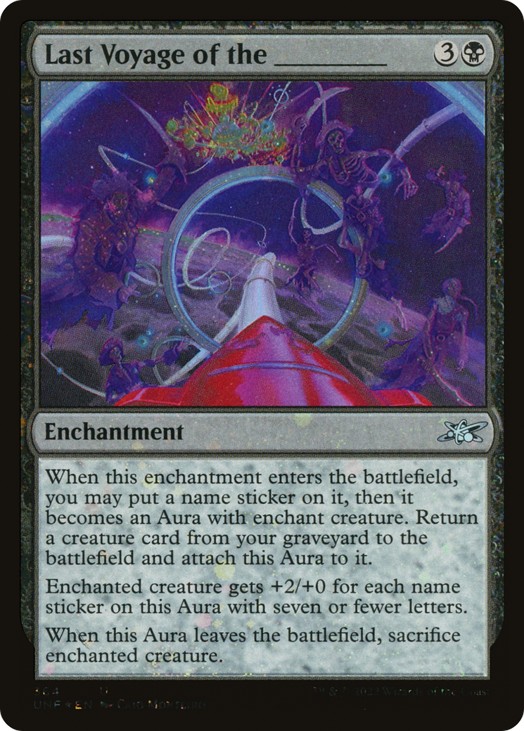 Image of Last Voyage of the _______ (Galaxy Foil) (UNF-364) - Unfinity Foil