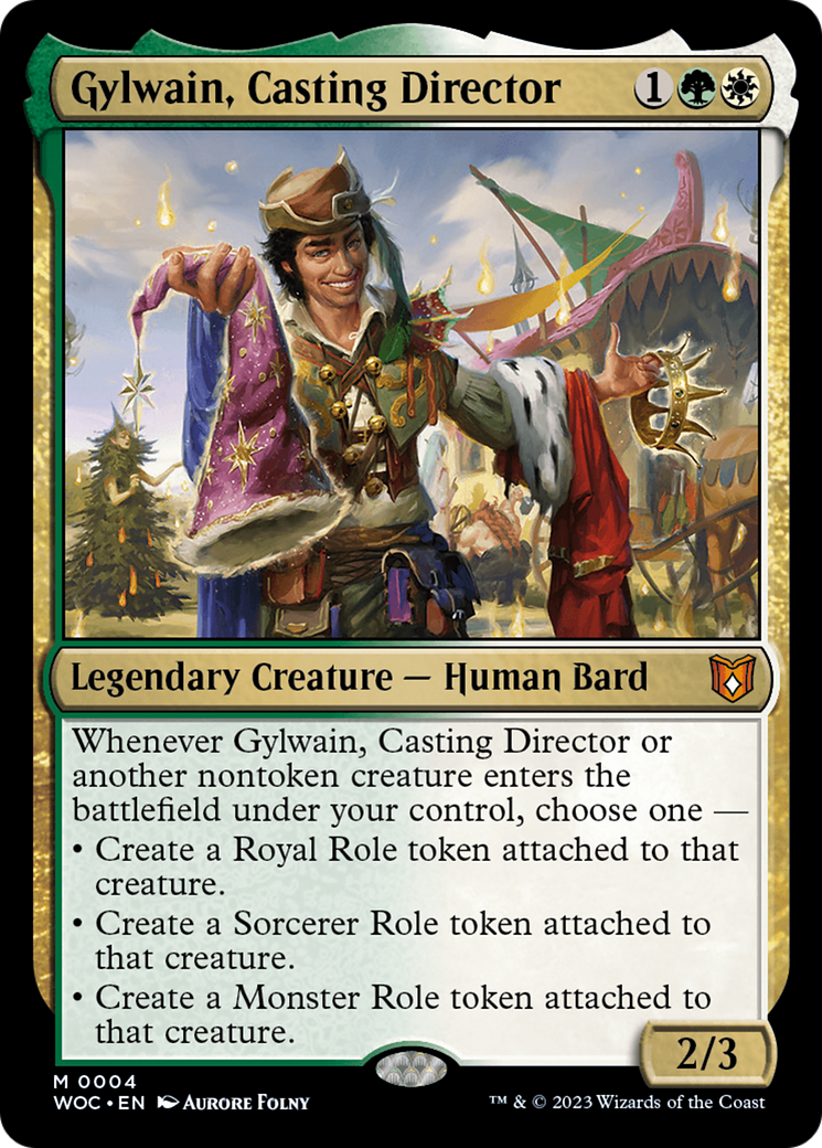 Image of Gylwain, Casting Director (WOC-004) - Wilds of Eldraine Commander