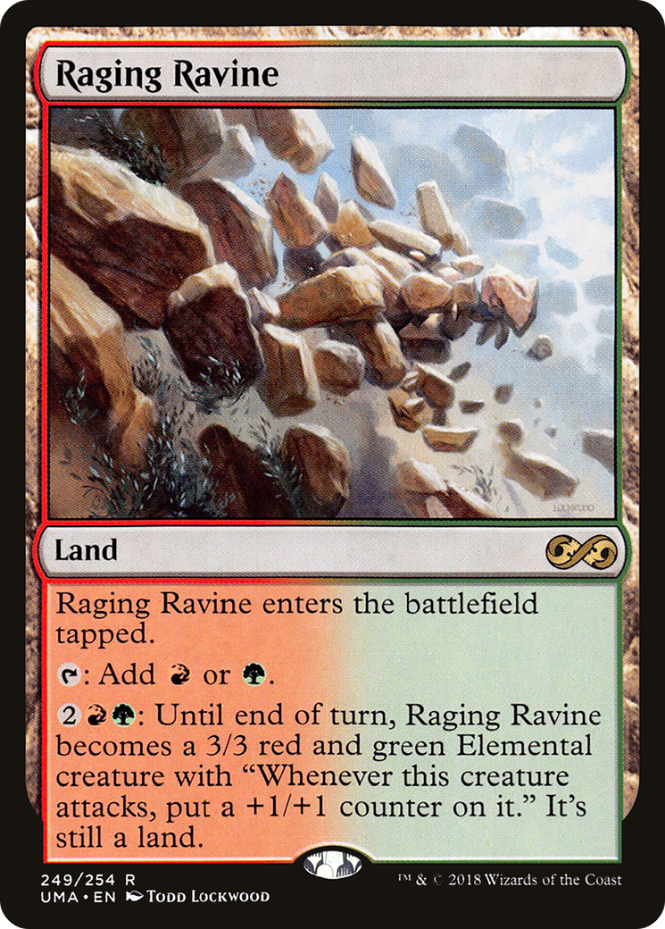 Image of Raging Ravine (UMA-249) - Ultimate Masters Foil