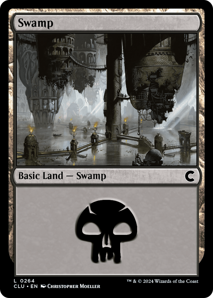 Image of Swamp (0264) (CLU-264) - Ravnica: Clue Edition