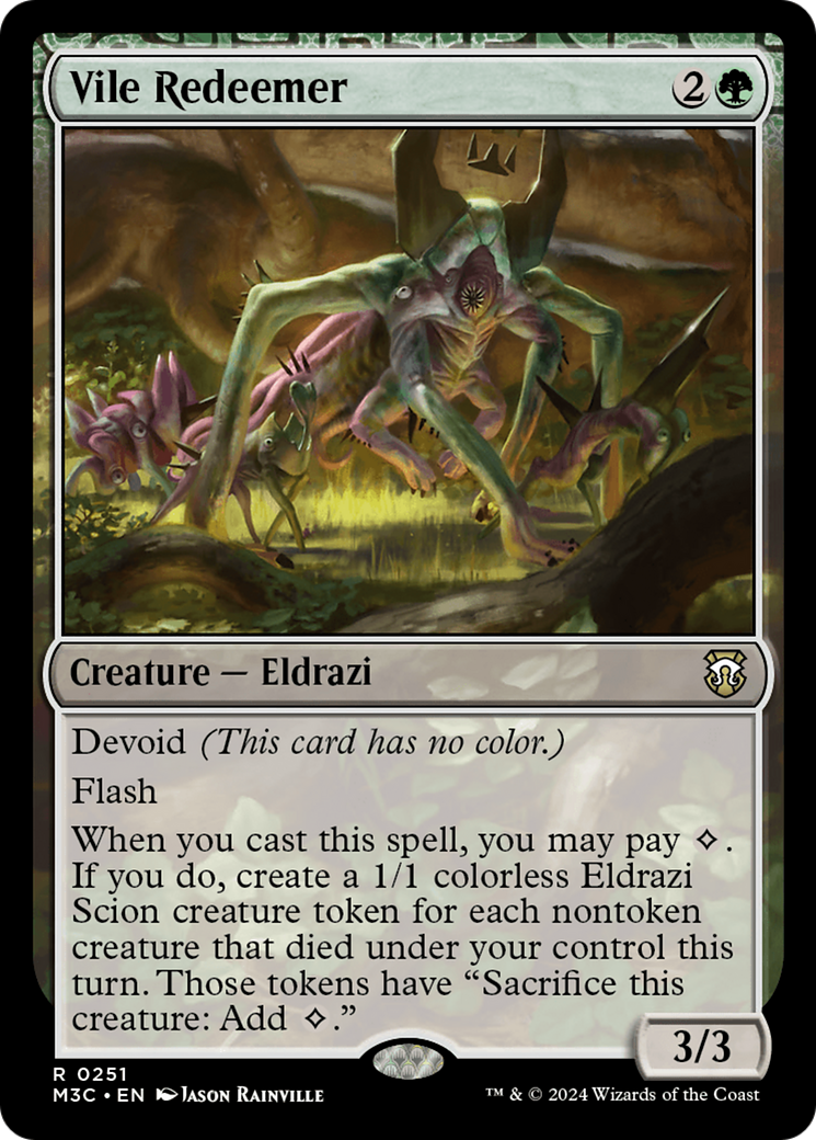 Image of Vile Redeemer (M3C-251) - Modern Horizons 3 Commander: (devoid)