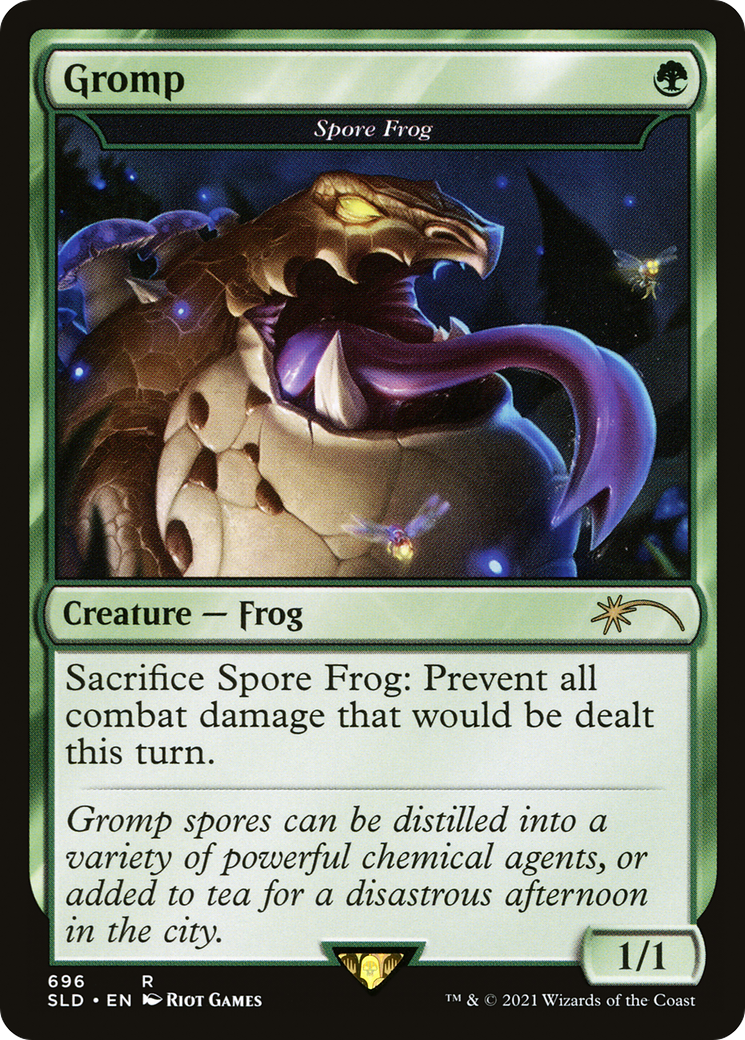 Image of Gromp - Spore Frog (SLD-696) - Secret Lair Drop / Gromp Foil