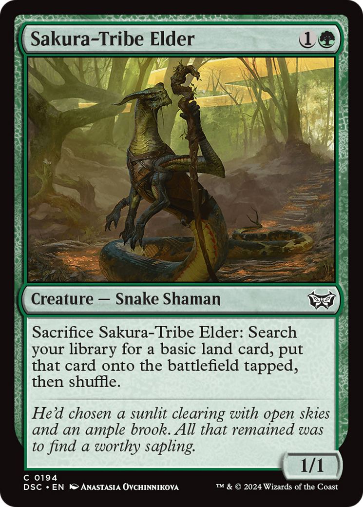 Image of Sakura-Tribe Elder (DSC-194) - Duskmourn: House of Horror Commander