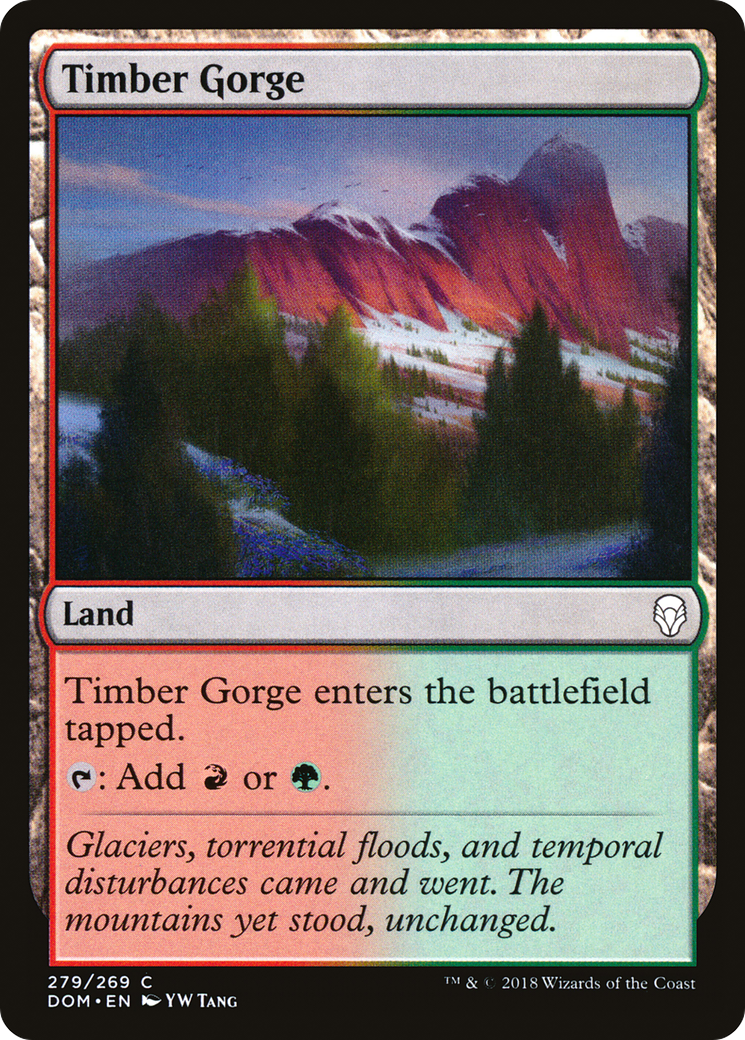 Image of Timber Gorge (DOM-279) - Dominaria