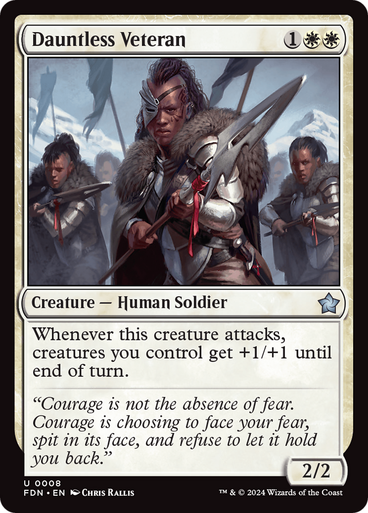 Image of Dauntless Veteran (FDN-008) - Foundations