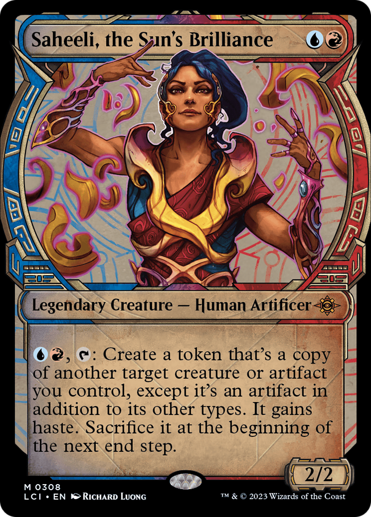 Image of Saheeli, the Sun's Brilliance (Showcase) (LCI-308) - The Lost Caverns of Ixalan: (Showcase) Foil