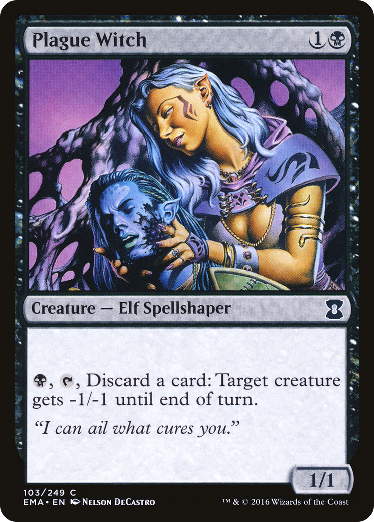 Image of Plague Witch (EMA-103) - Eternal Masters Foil