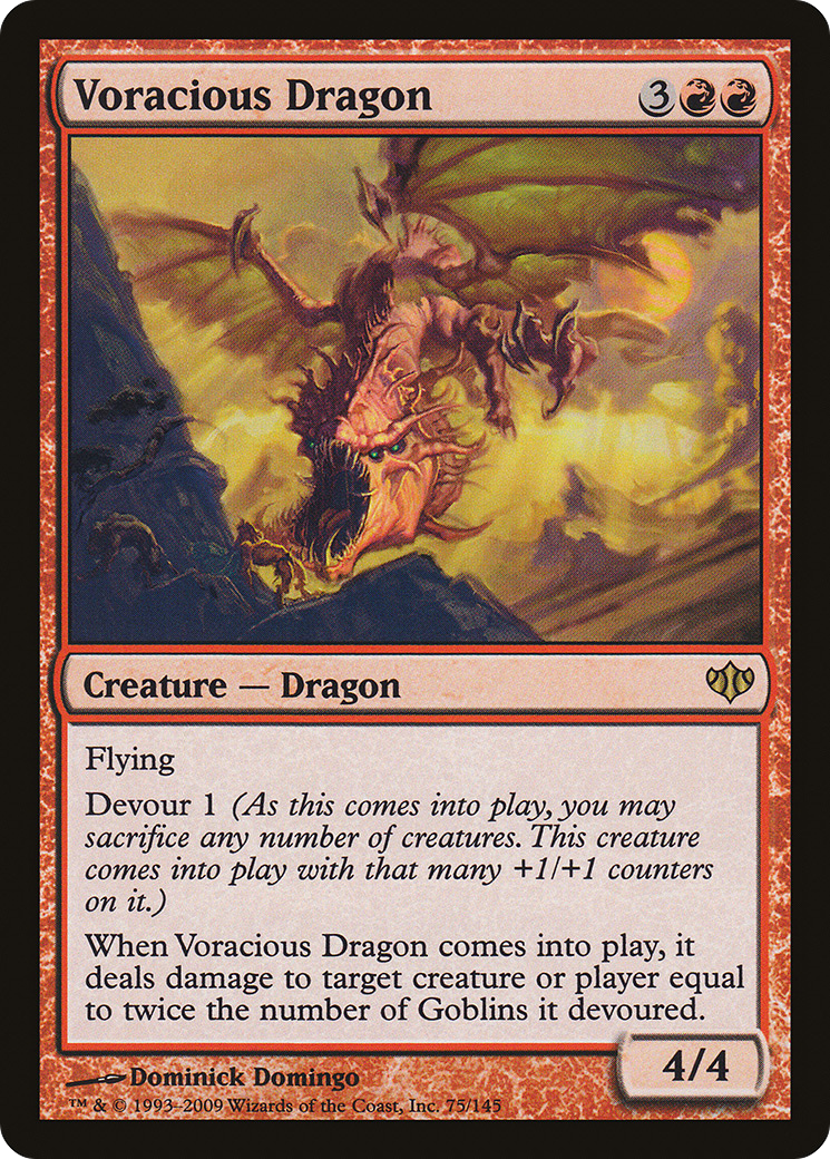 Image of Voracious Dragon (CON-075) - Conflux Foil