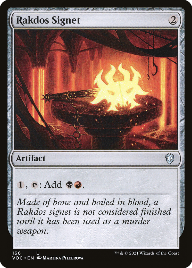 Image of Rakdos Signet (VOC-166) - Crimson Vow Commander