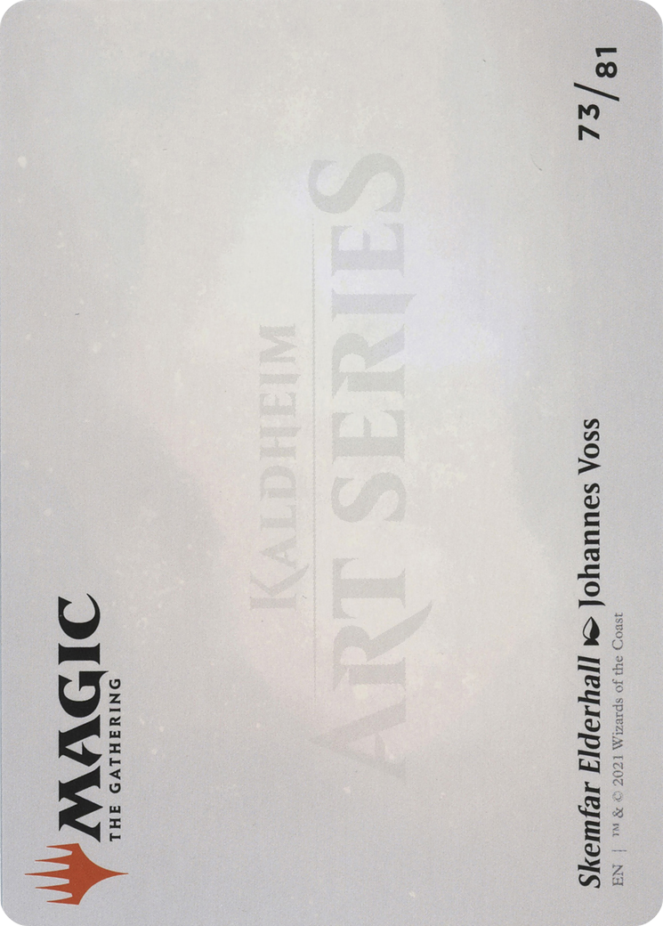 Image of Skemfar Elderhall // Skemfar Elderhall (ASKHM-073) - Art Series: Kaldheim (Borderless) Foil