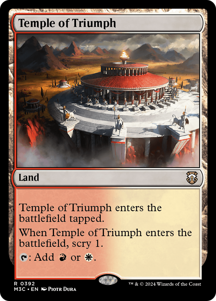 Image of Temple of Triumph (M3C-392) - Modern Horizons 3 Commander