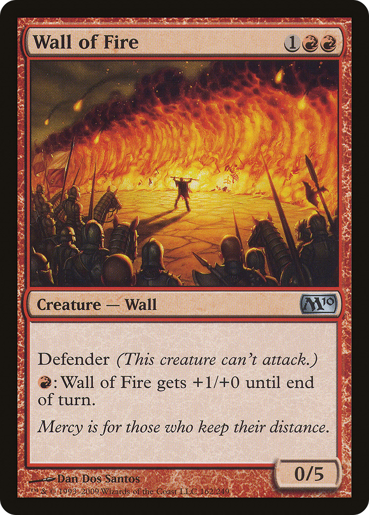 Image of Wall of Fire (M10-162) - Magic 2010