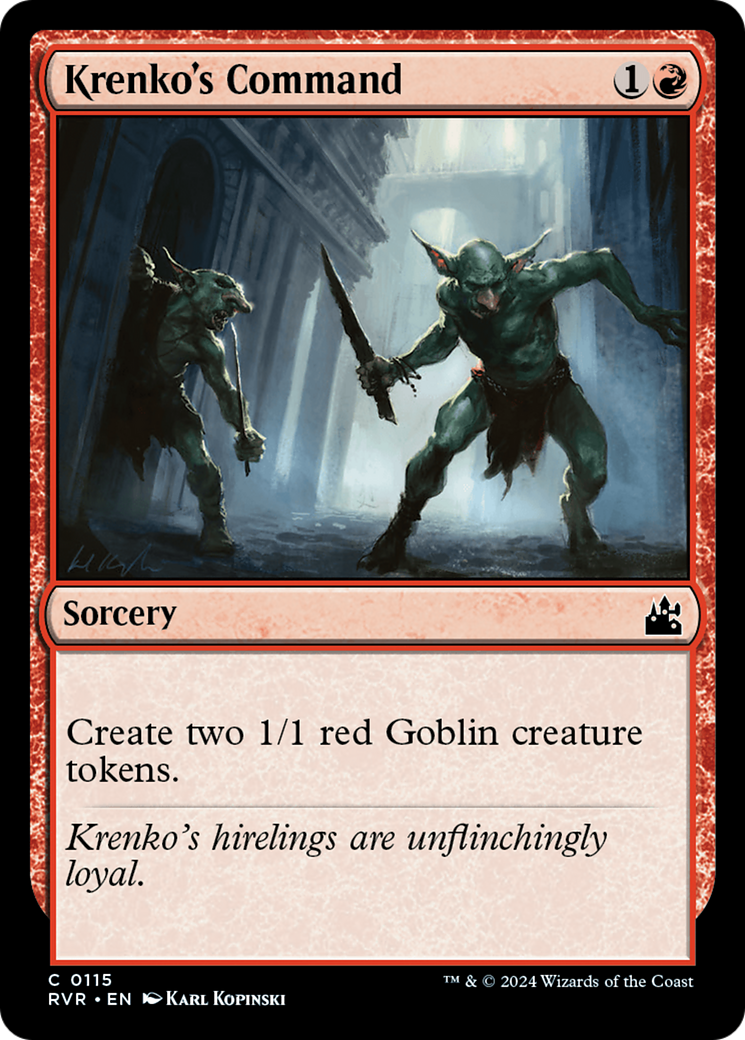Image of Krenko's Command (RVR-115) - Ravnica Remastered