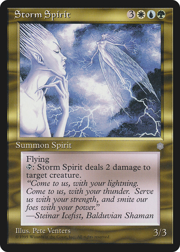 Image of Storm Spirit (ICE-) - Ice Age