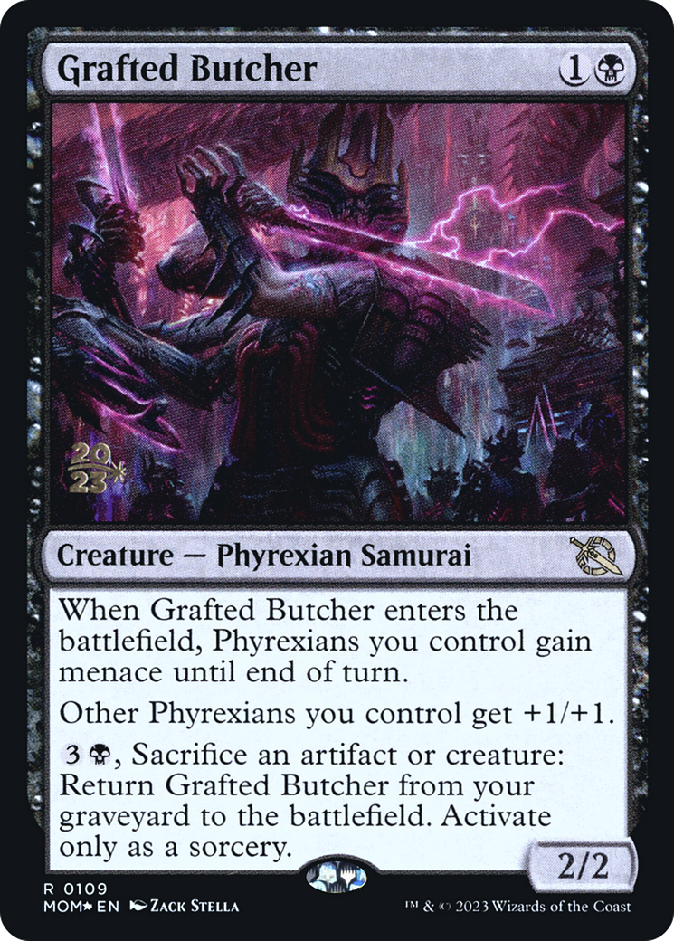 Image of Grafted Butcher (PRE-109) - March of the Machine Promos Foil