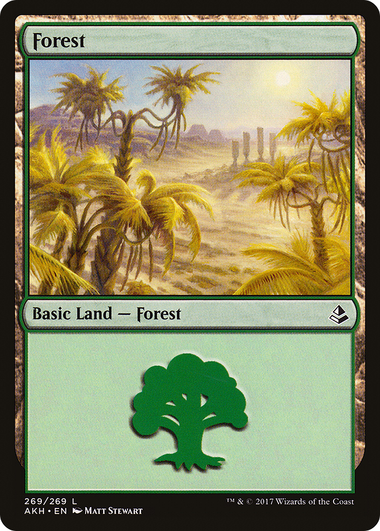 Image of Forest (269) (AKH-269) - Amonkhet Foil