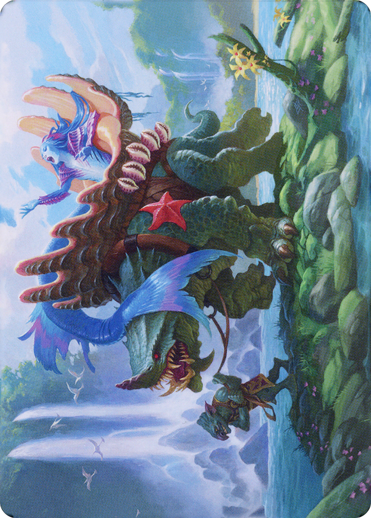 Image of Vodalian Mindsinger // Vodalian Mindsinger (ADMU-021) - Dominaria United Art Series (Borderless)