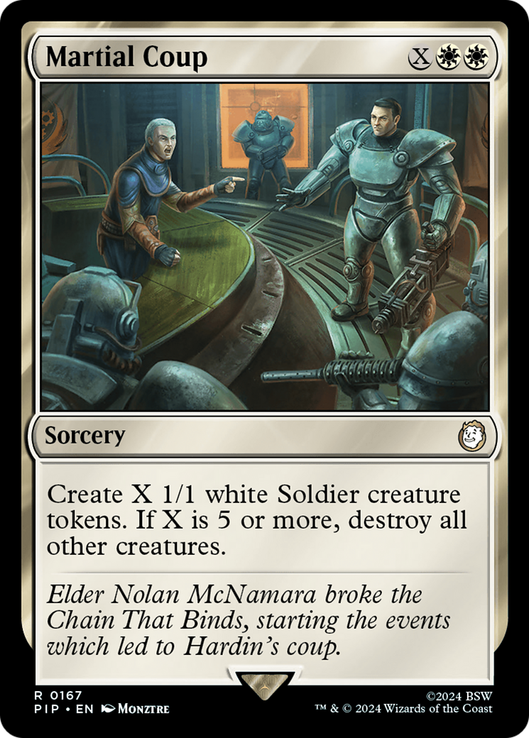 Image of Martial Coup (PIP-167) - Fallout Foil