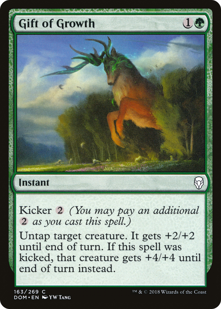 Image of Gift of Growth (DOM-163) - Dominaria Foil