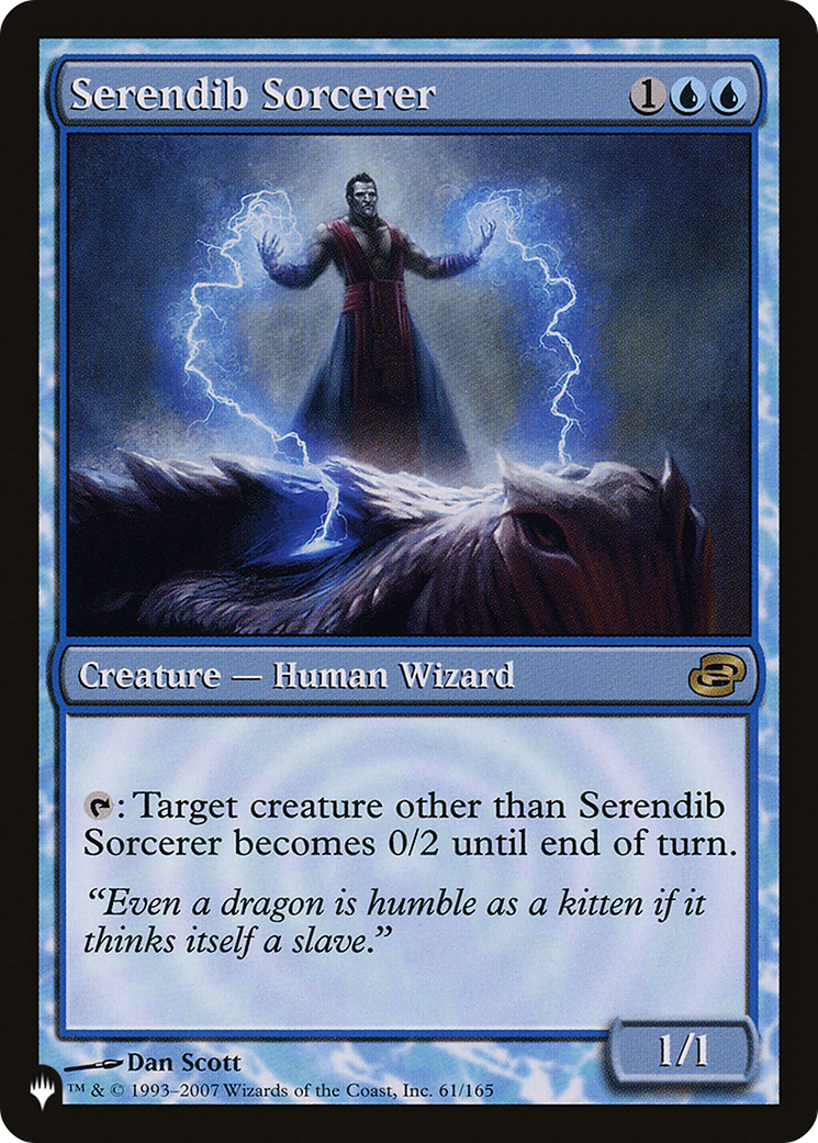 Image of Serendib Sorcerer (LIST-PLC-61) - The List: (colorshifted)