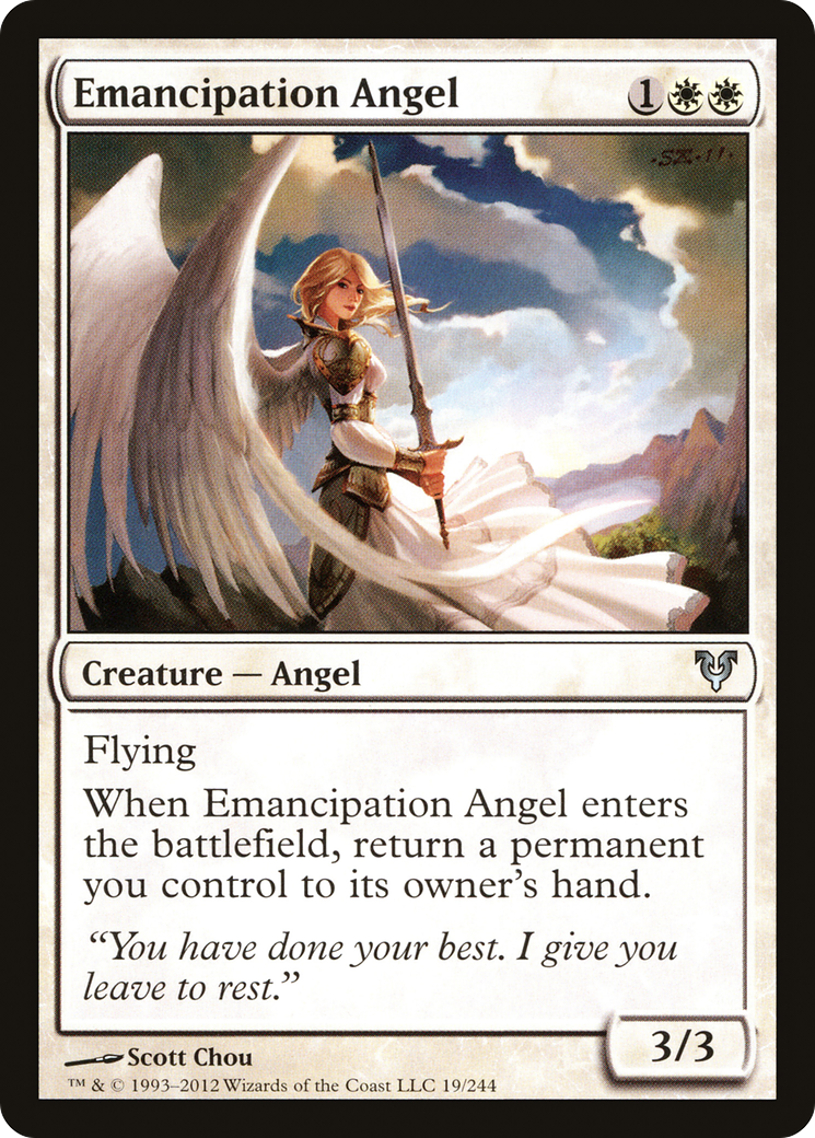 Image of Emancipation Angel (AVR-019) - Avacyn Restored Foil