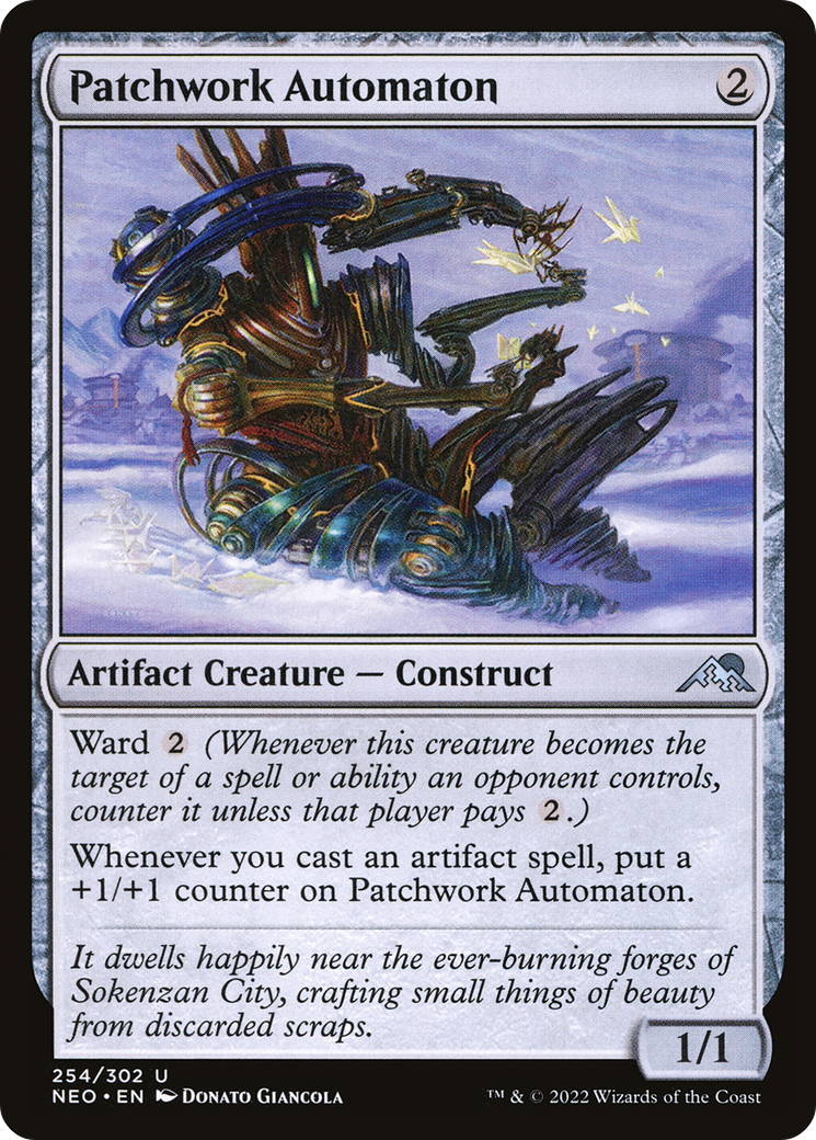 Image of Patchwork Automaton (NEO-254) - Kamigawa: Neon Dynasty Foil