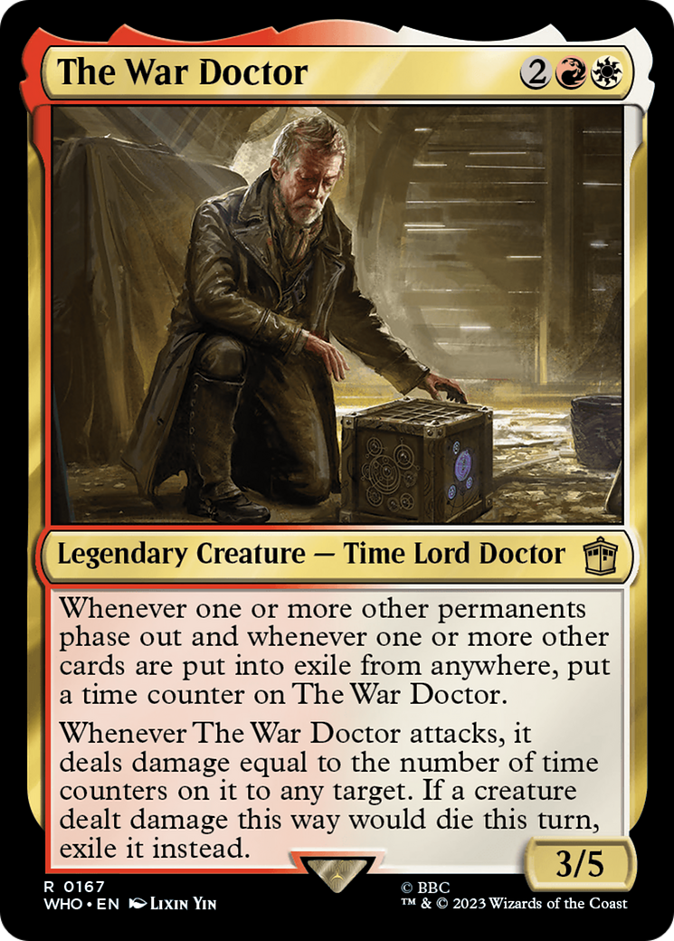 Image of The War Doctor (WHO-167) - Doctor Who Foil
