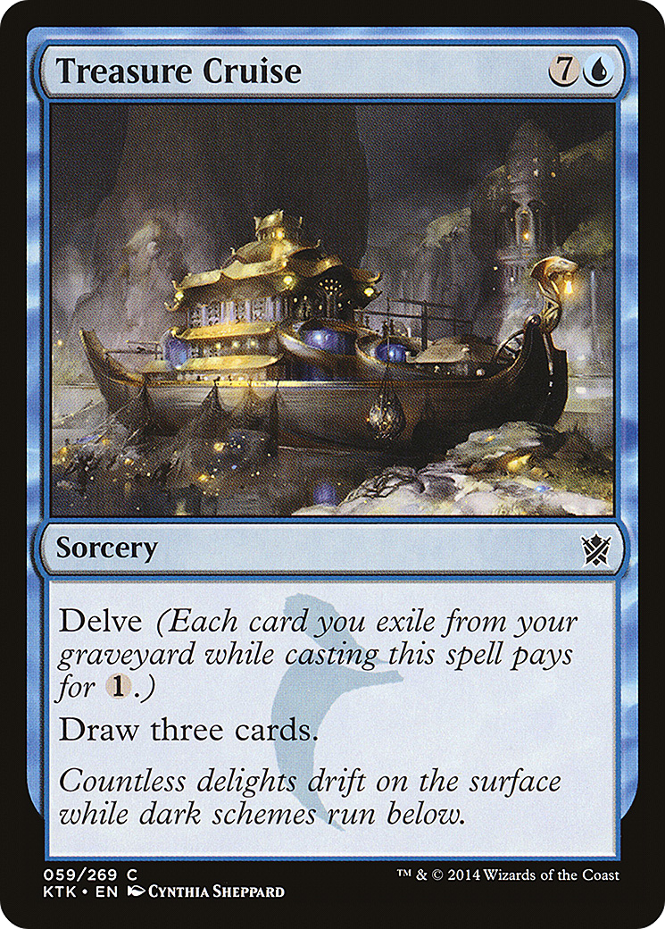 Image of Treasure Cruise (KTK-059) - Khans of Tarkir Foil