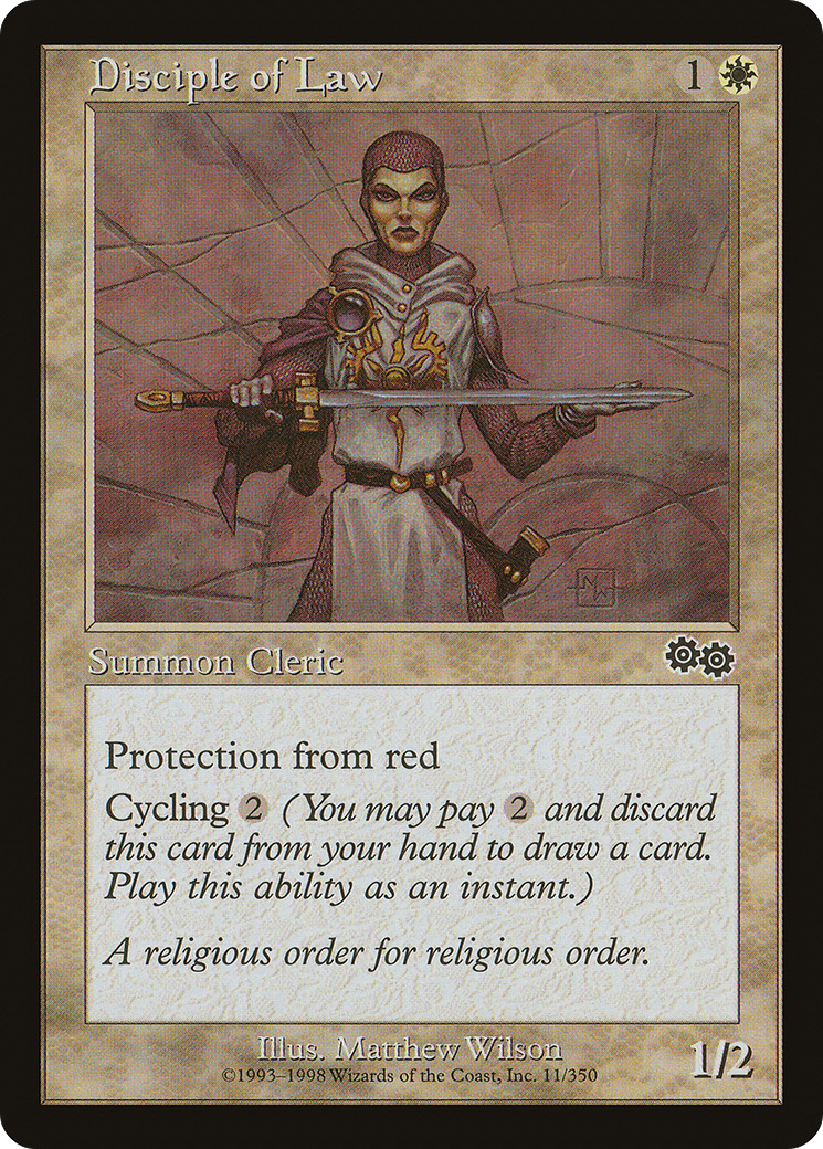 Image of Disciple of Law (USG-011) - Urza's Saga