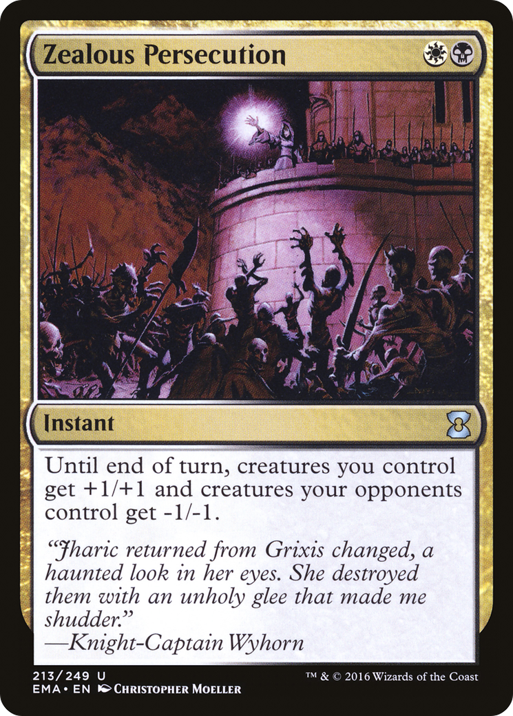 Image of Zealous Persecution (EMA-213) - Eternal Masters Foil