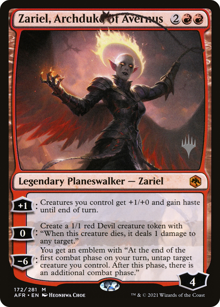 Image of Zariel, Archduke of Avernus (PPAFR-172) - Adventures in the Forgotten Realms Promos